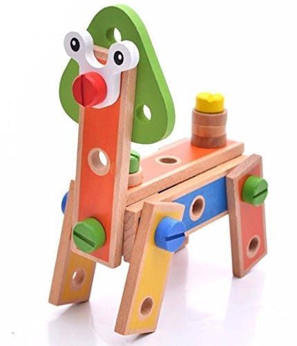 Wooden DIY Mechanix building Blocks