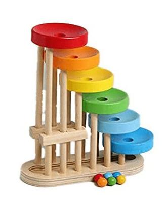 Wooden Marble Waterfall Maze Slider - STEM Toy