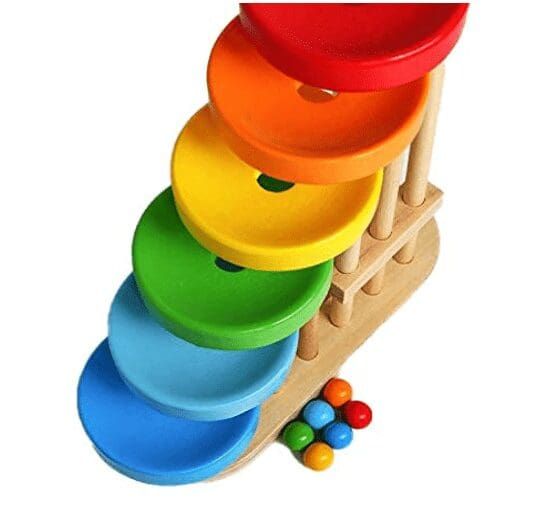 Wooden Marble Waterfall Maze Slider - STEM Toy view 3