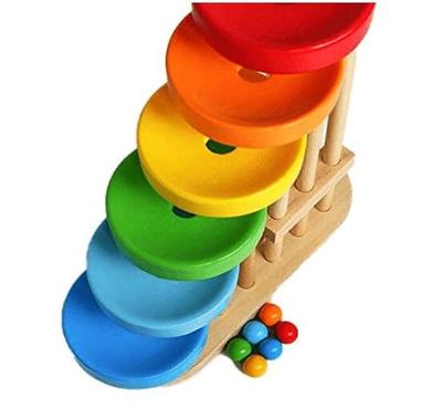 Wooden Marble Waterfall Maze Slider - STEM Toy